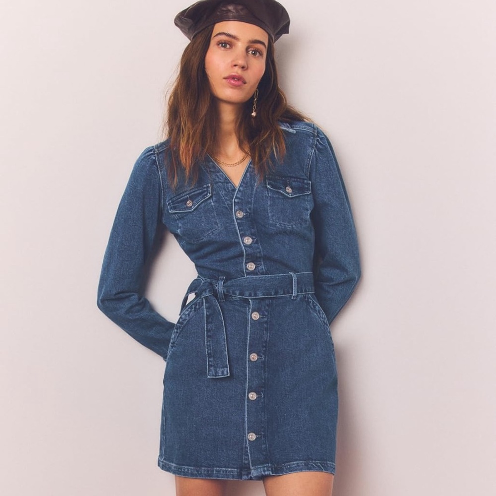 PAIGE Mayslie Denim Dress